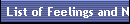List of Feelings and Needs